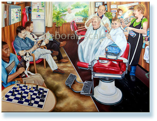 Vanishing Barber I | Deborah Scales EXHIBITION Art