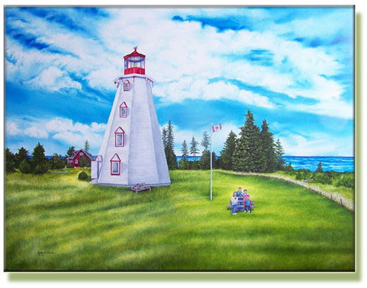 Lighthouse | Deborah Scales FAMILY PORTRAITS Art
